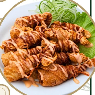 美乃滋素虾卷 Mayonnaise Crispy Vege Prawn